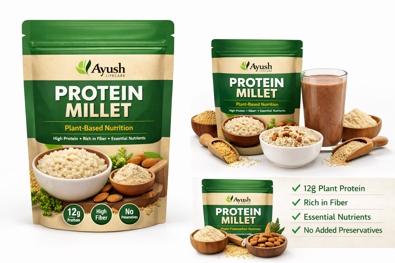 protein millet demo mockup