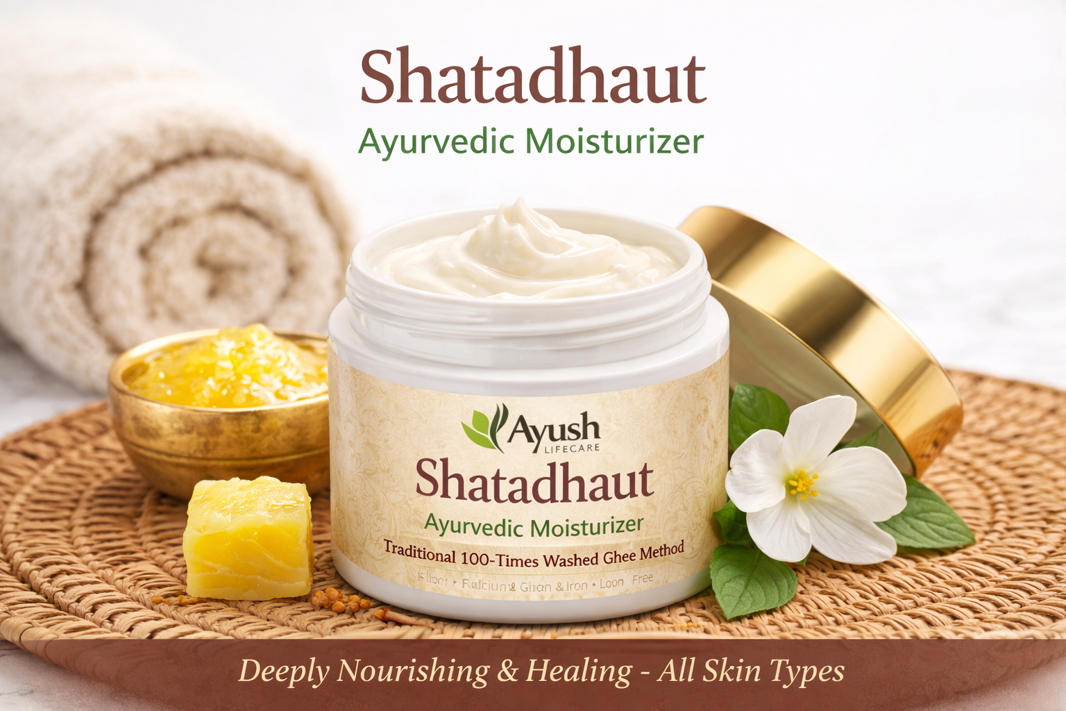 shata dhata ghrita mockup image