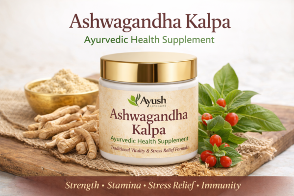 ayush lifecare ashwagandha kalpa mockup image